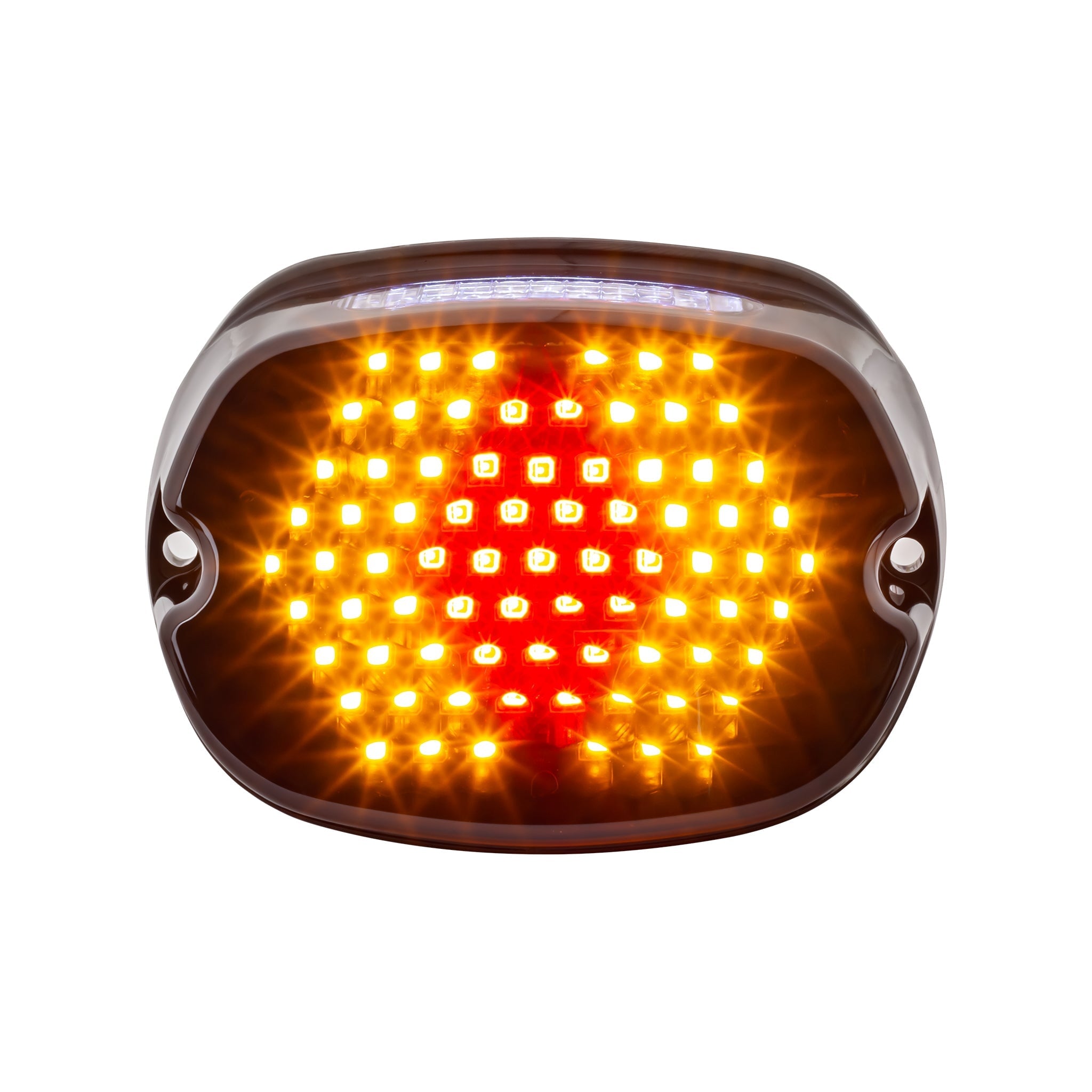 Eagle Lights Low Profile Flashing LED Brake Light with Built-In Sequential Turn Signal Kit for Harley Davidson Motorcycles - Enhanced Safety & Visibility for Night Riding & Group Tours