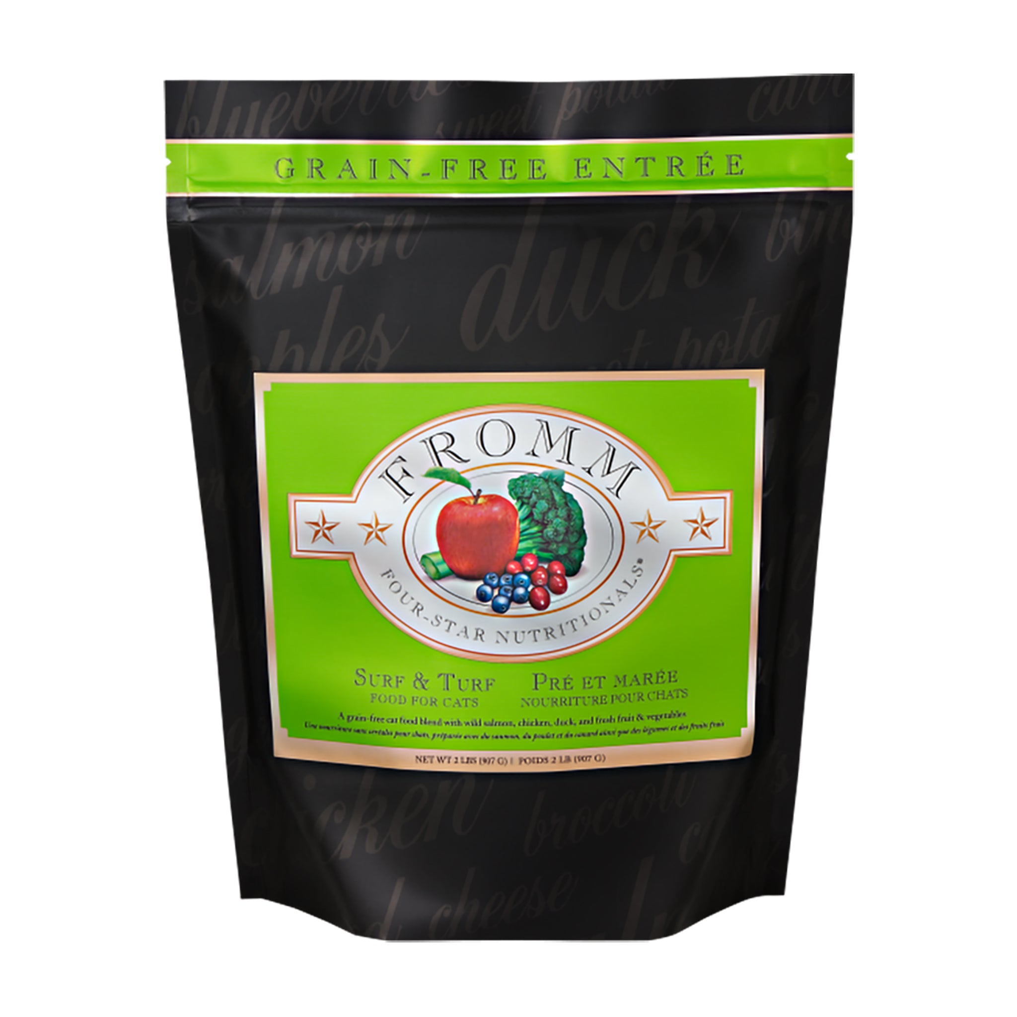 Fromm Surf & Turf Grain-Free Cat Food - High Protein, Natural Ingredients for Adult Cats - Perfect for Indoor & Outdoor Cats - Supports Healthy Skin & Coat