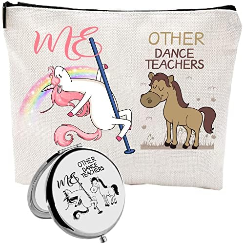 BoomBoomGifts Dance Teacher Appreciation Kit - Personalized Teacher Survival Bag with Mini Mirror, Ideal for Dance Instructors, Studio Owners, and Choreographers - Perfect for Holidays, Birthdays, and End-of-Year Gifts