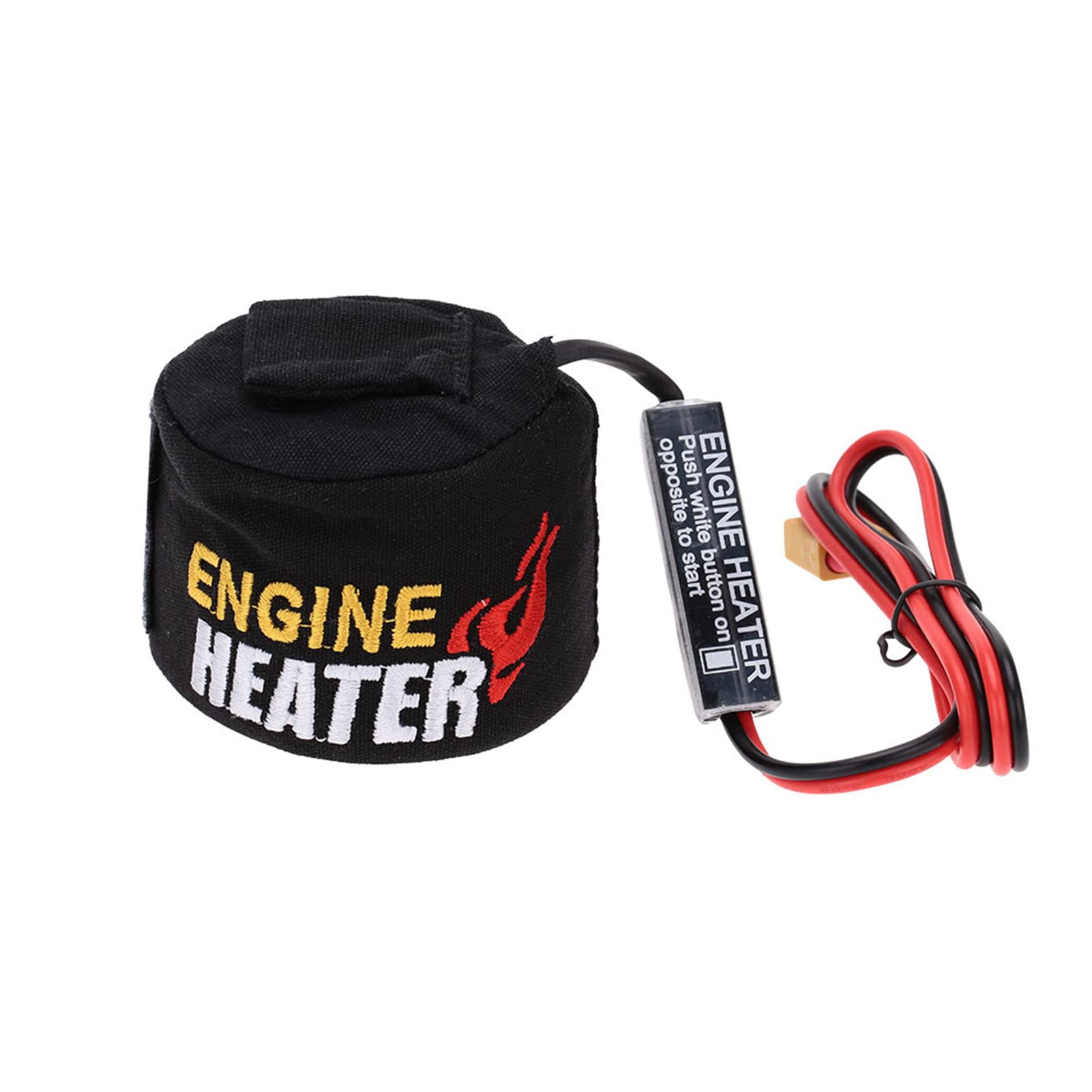HUIOP RC Engine Heater for 1/5 1/8 1/10 Scale Nitro RC Cars, Airplanes & Helicopters (Fits 19-26 Size Engines) - Winter Preheating Solution for Cold Weather RC Racing & Flying