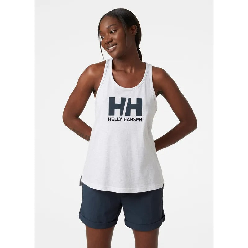 Helly Hansen 2023 Women's HH Logo Singlet Top - Breathable Workout Tank for Running, Yoga & Gym - Lightweight Activewear for Women