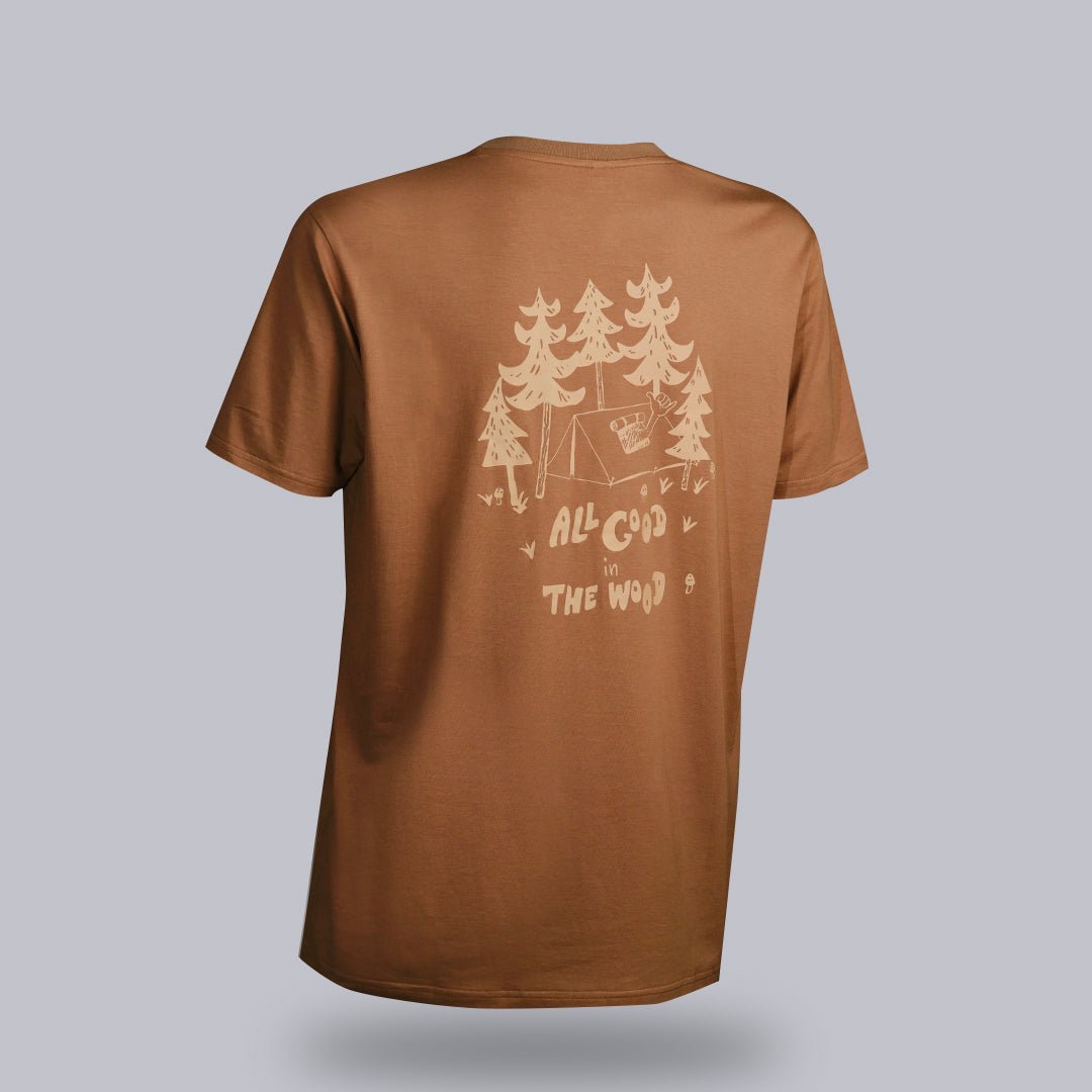 All Good in the Wood | Eco-Friendly Unisex Organic Cotton T-Shirt for Men & Women - Perfect for Casual Wear, Daily Outfits & Sustainable Lifestyle