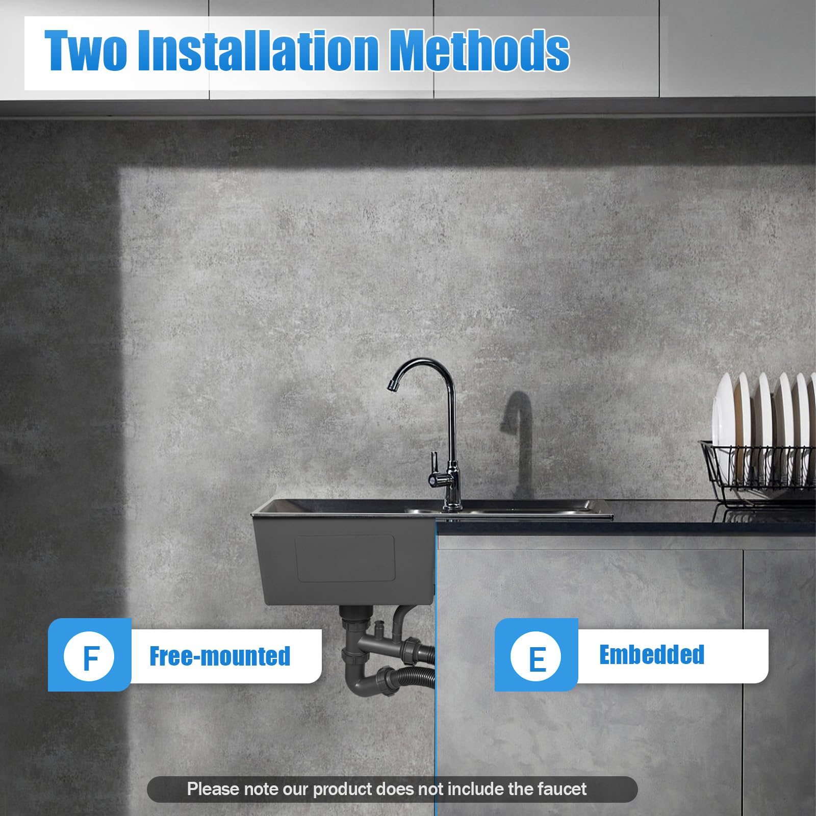 30 Inch Double Bowl Stainless Steel Kitchen Sink - Modern Nano-Coated Drop-in/Topmount Design with Drainage Pipes & Fruit Baskets (30.7