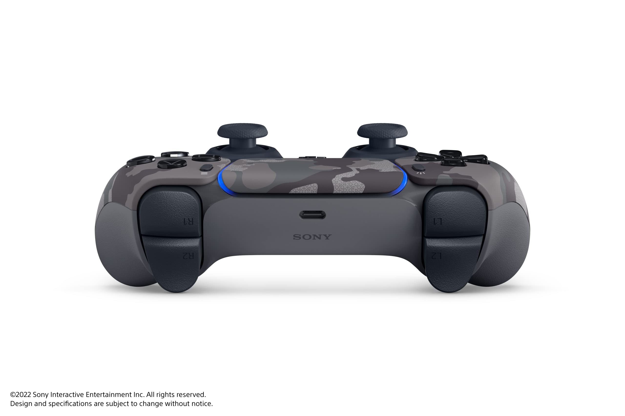 Sony PlayStation 5 DualSense Wireless Controller - Gray Camouflage (Renewed) | Compatible with PS5 Console | Perfect for Gaming, Streaming & Multiplayer Sessions