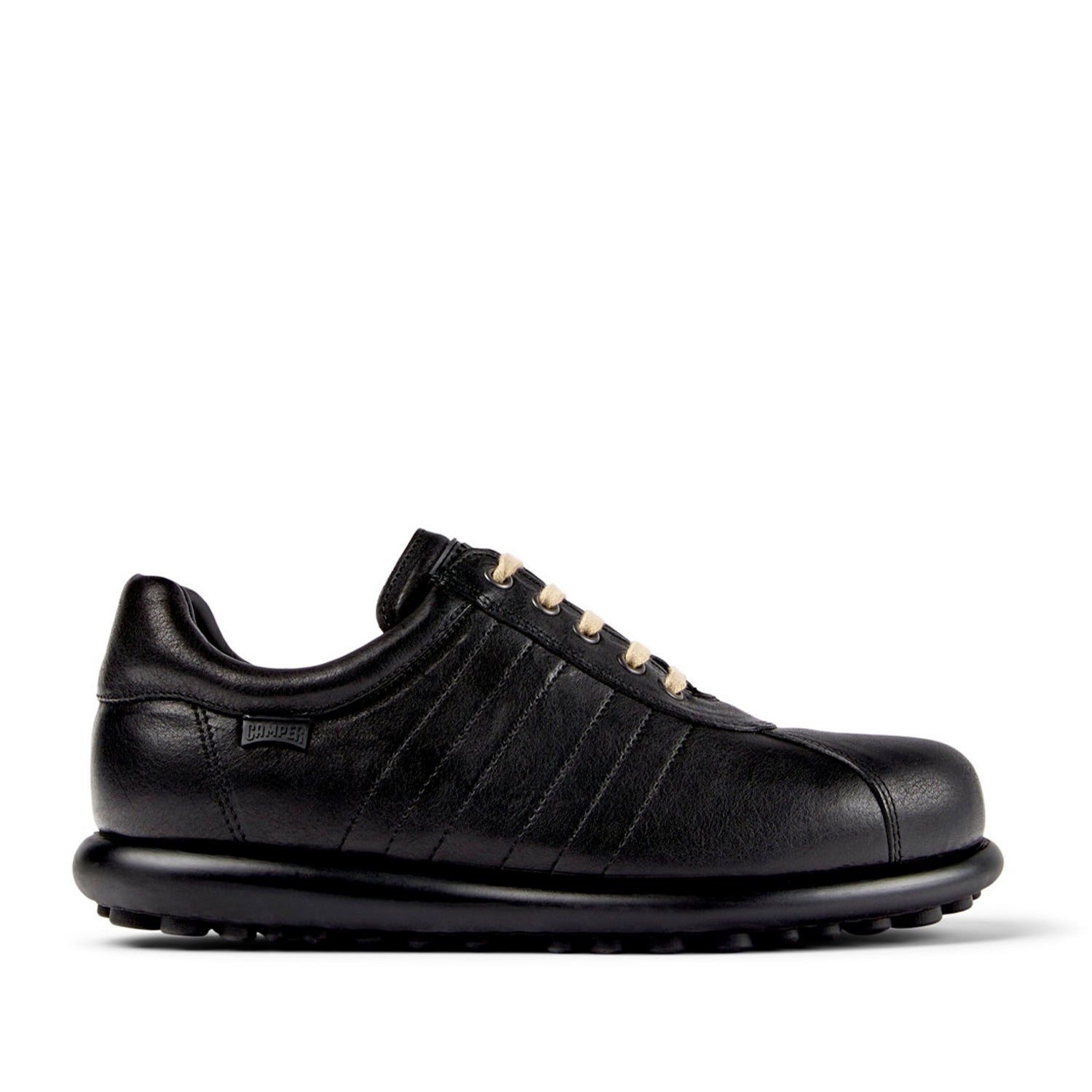 Camper Men's Pelotas Ariel Sneakers - Black Casual Shoes for Walking, Travel & Everyday Wear
