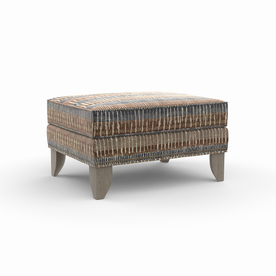 Elle High Style Ottoman - Elegant Footrest & Storage Bench for Living Room, Bedroom, or Office | Modern Home Decor Furniture