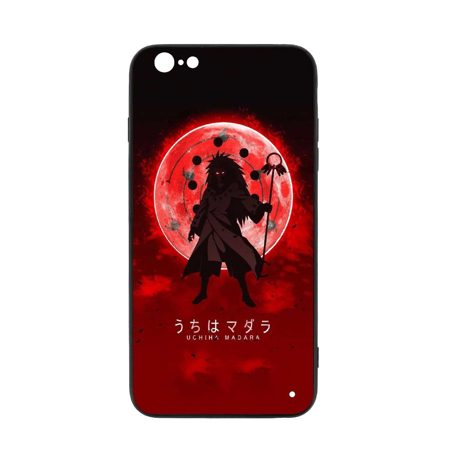**iPhone 6/6S Case with Tempered Glass - Anime Madara Pattern Design, Shockproof & Anti-Scratch Phone Cover - Perfect for Daily Use, Travel & Gaming**