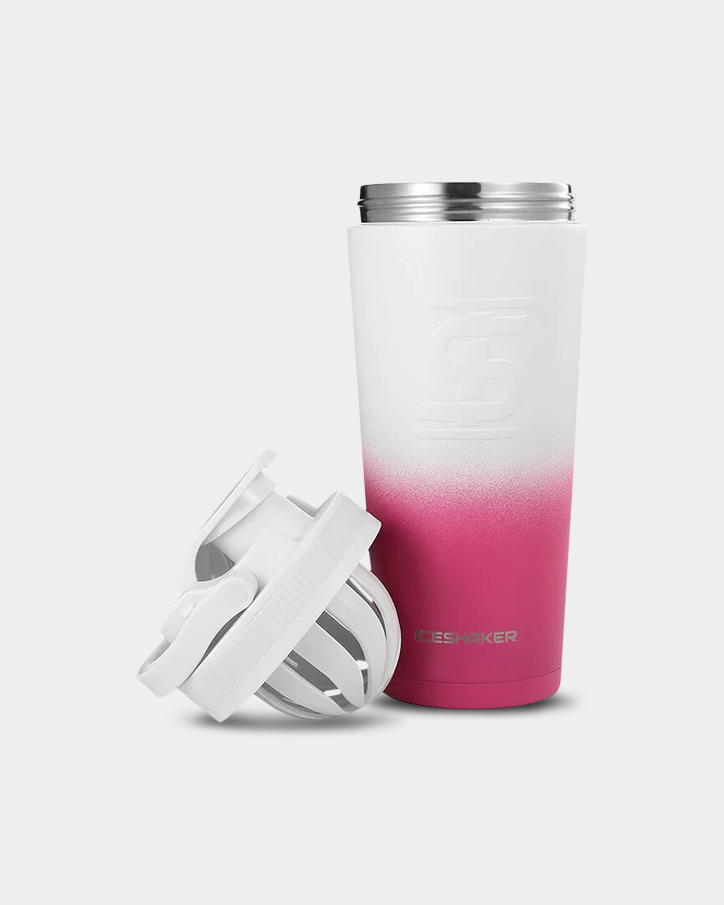 26oz Ice Shaker Protein Shaker Bottle - Leak Proof Workout Water Bottle for Gym, Fitness & Sports | BPA Free Stainless Steel Insulated Shaker Cup for Protein Drinks & Smoothies