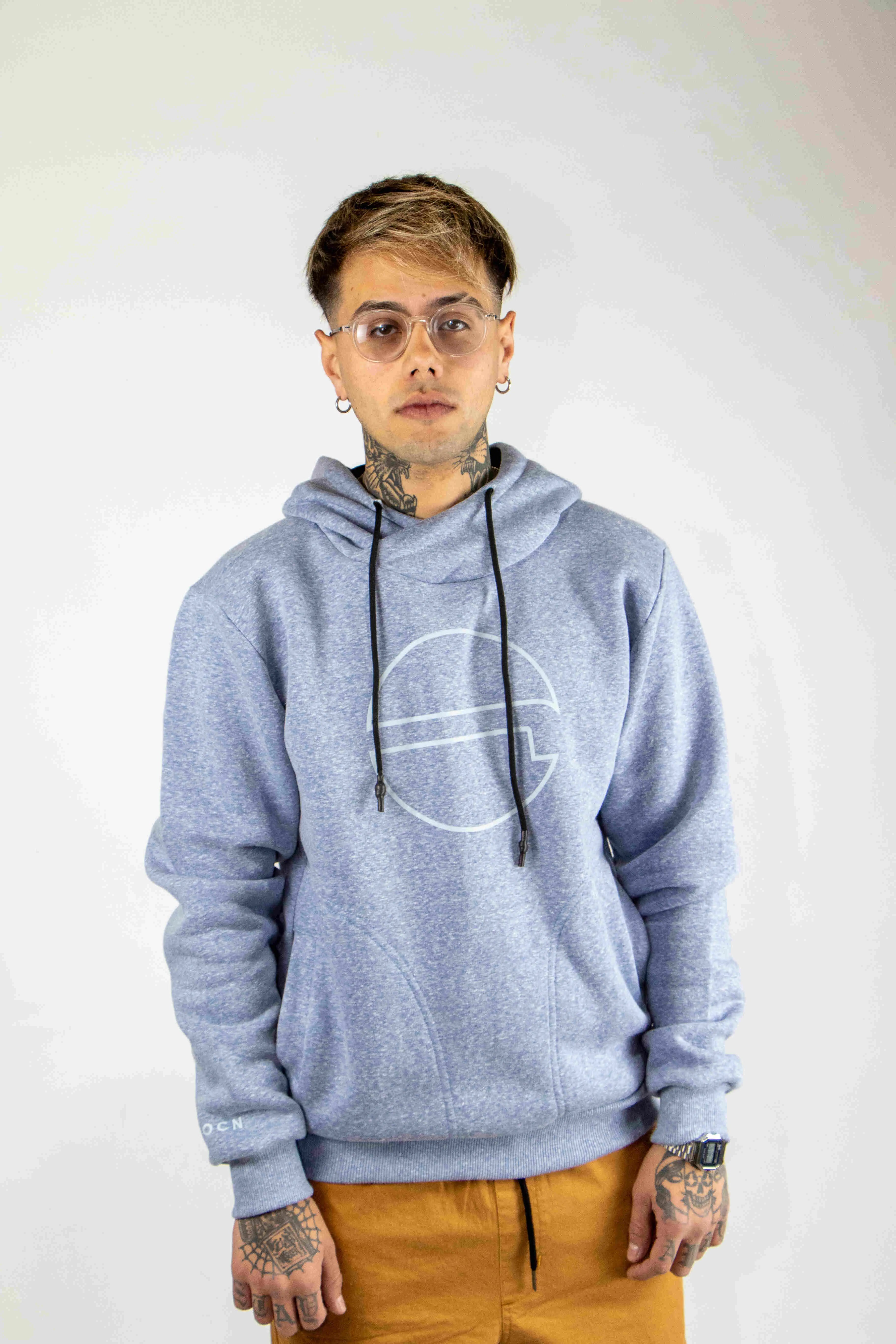 OCN H Kang Blue Hoodie for Men & Women - Cozy Winter Pullover Sweatshirt - Perfect for Casual Wear, Outdoor Activities & Cold Weather