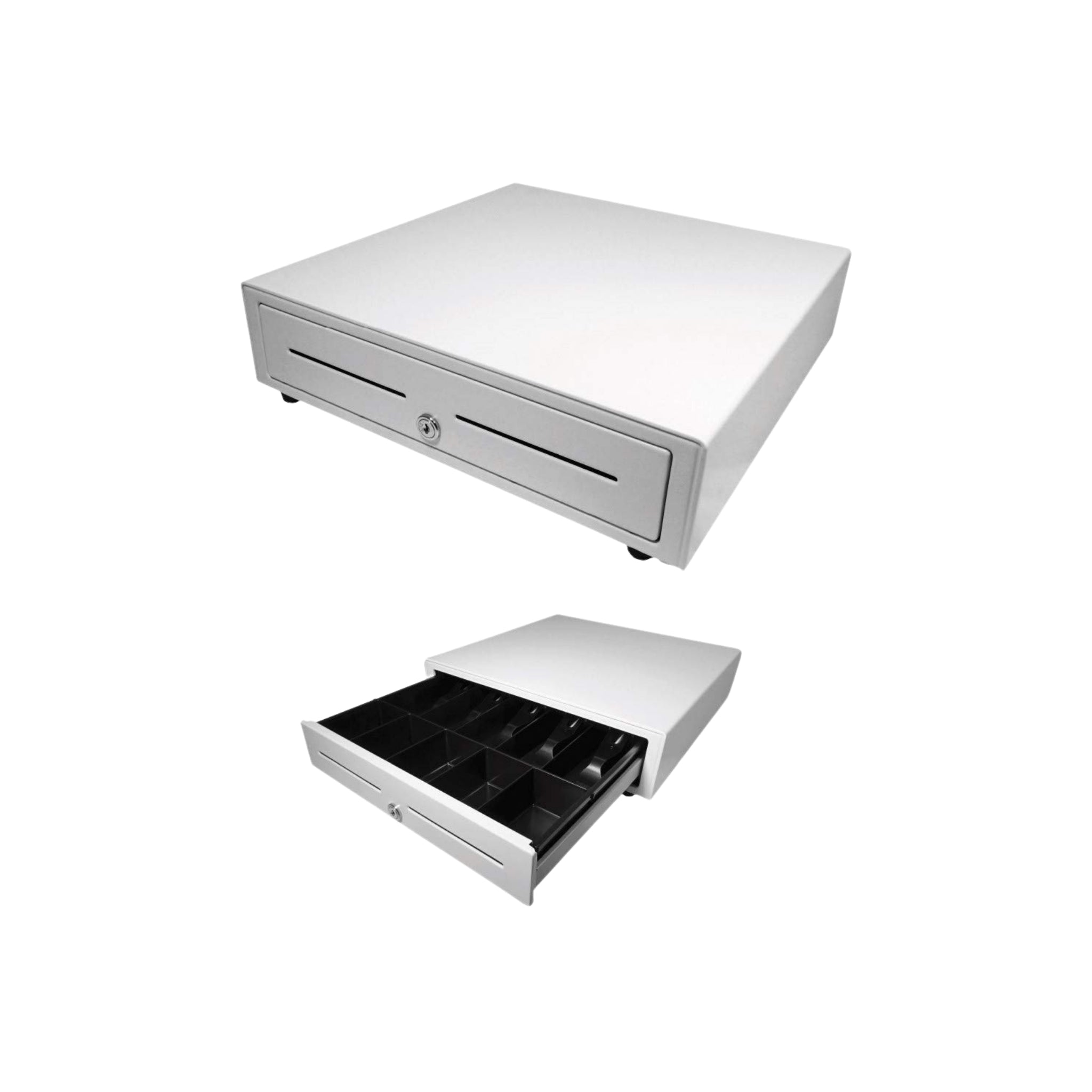 APG Vasario 1616 Dual Media Slot Cash Drawer with MultiPRO 24V Interface - Secure Cash Management for Retail Stores & POS Systems