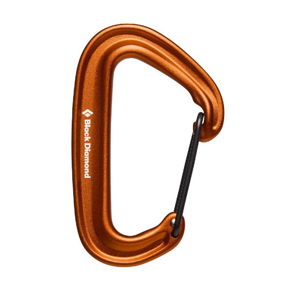 Black Diamond Miniwire Carabiner - Lightweight Climbing Carabiner for Rock Climbing, Hiking & Outdoor Adventures | Durable Aluminum Gear for Belaying & Equipment Attachment