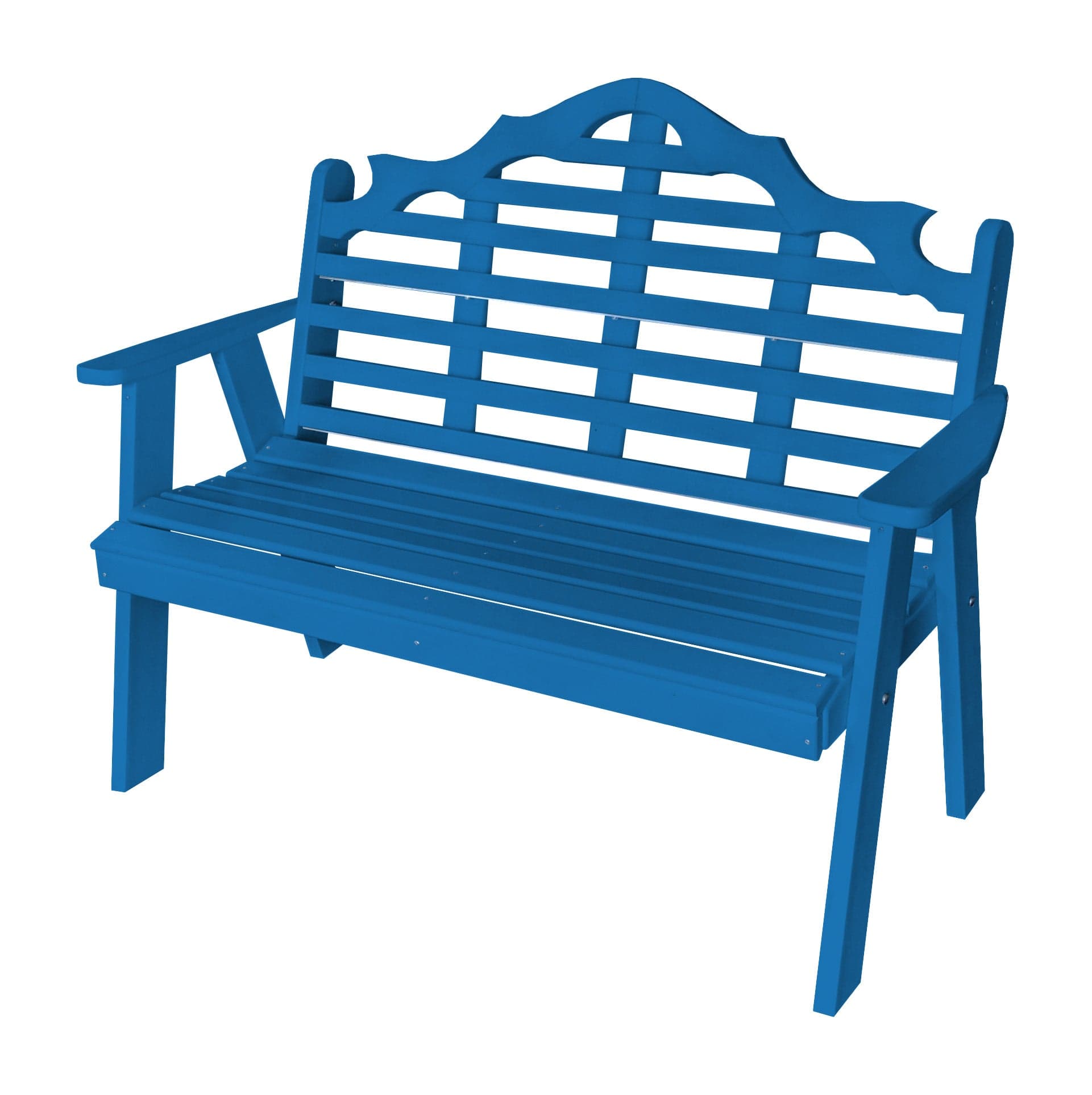 Keystone Amish Co. Milan Poly Composite Garden Bench - Durable Outdoor Seating for Patio, Garden & Backyard - Weather-Resistant & Low Maintenance