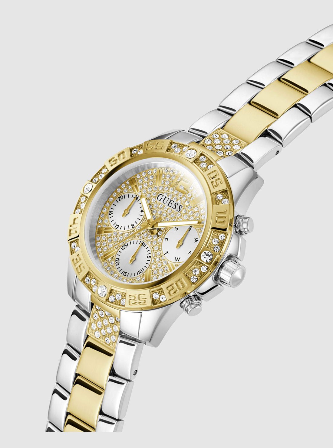 Luxury Gold and Silver Majesty Link Watch for Men & Women - Elegant Dress Watch for Formal Events, Business Meetings & Special Occasions
