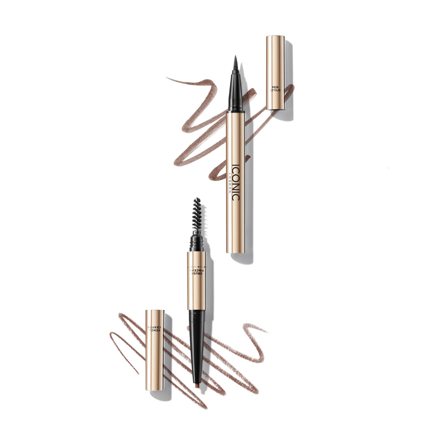 Triple Precision Brow Definer - Ultra-Fine Eyebrow Pencil for Natural Brows - Perfect for Everyday Makeup & Professional Styling