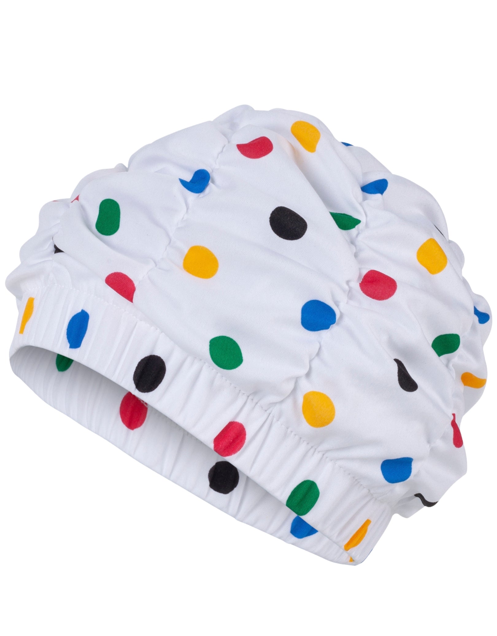 Polka Dot Shower Cap - Waterproof & Reusable Hair Protector for Bath & Shower - Perfect for Women, Men & Kids - Home & Travel Use