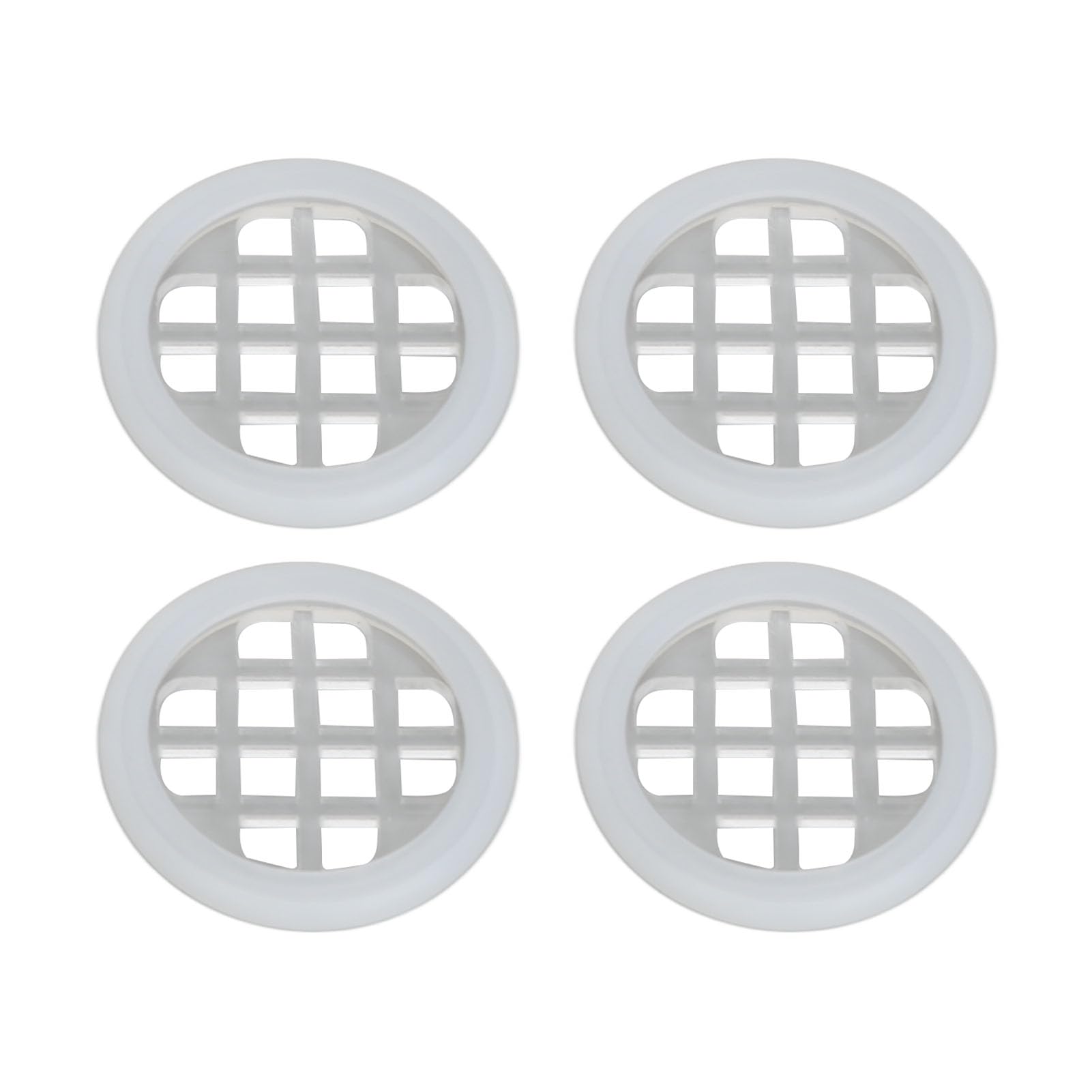 4-Pack Ice Filter & Strainer - Premium Rubber Ice Blocker Replacement Accessories for Insulated Water Bottles - Perfect for Cold Drinks, Smoothies & Outdoor Activities