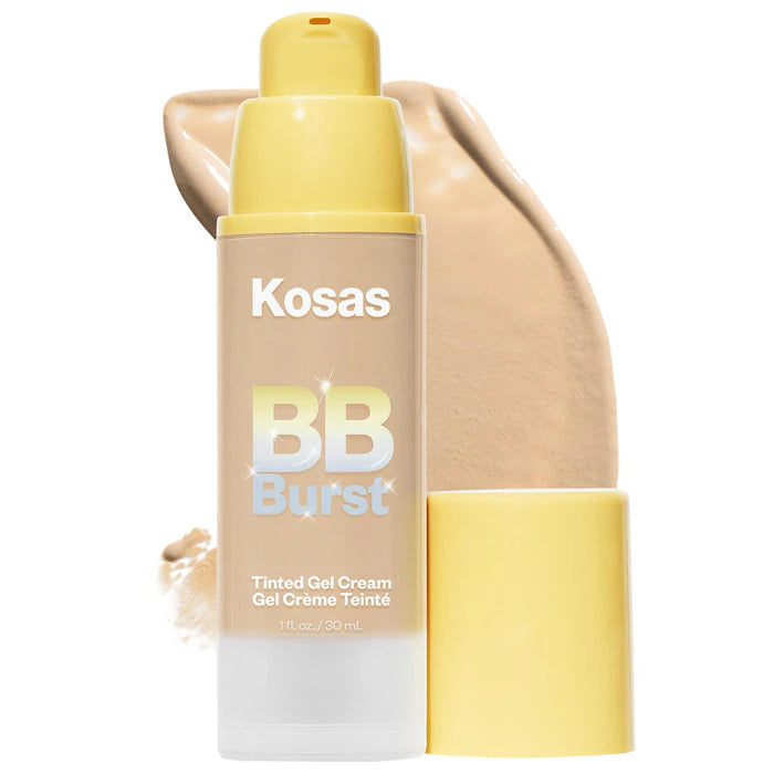 Kosas BB Burst™ Hydrating Tinted BB Cream with Copper Peptides - Lightweight, Buildable Coverage for Daily Wear & Flawless Skin | Perfect for Work, Date Night & Travel
