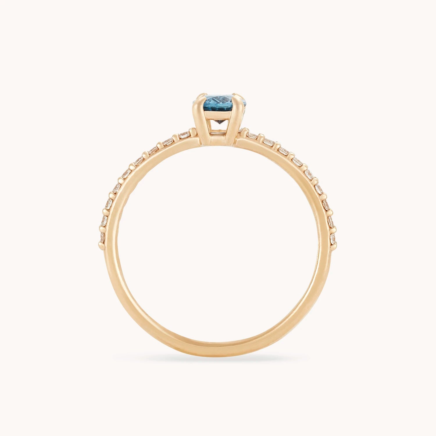 Unique Sapphire Blue Oval Ring – Handcrafted One-of-a-Kind Jewelry for Women | Perfect for Weddings, Anniversaries & Special Occasions