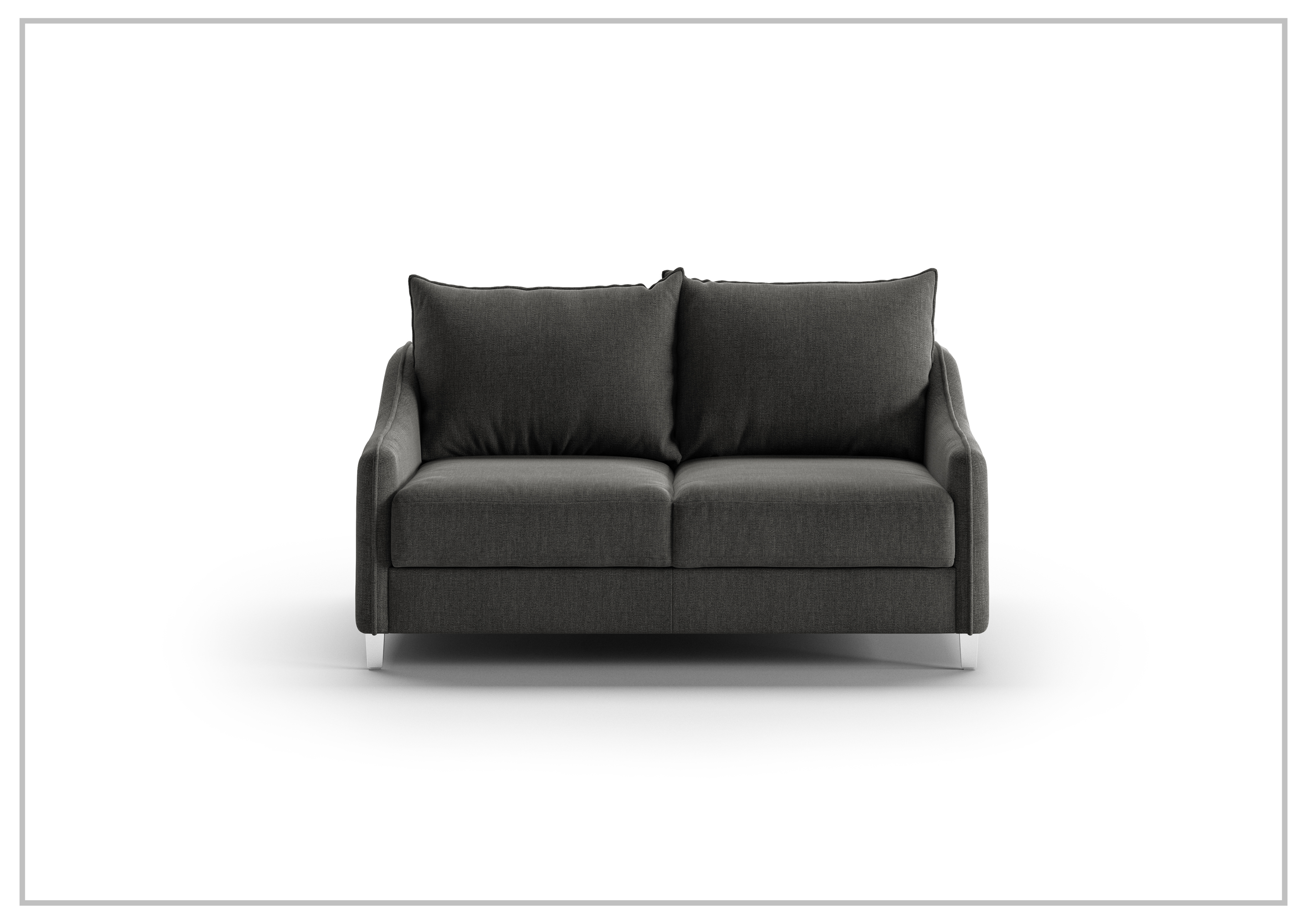 Luonto Ethos Fabric Full XL Sleeper Sofa - 2 Gray Color Options | Space-Saving Convertible Sofa Bed for Small Apartments & Guest Rooms