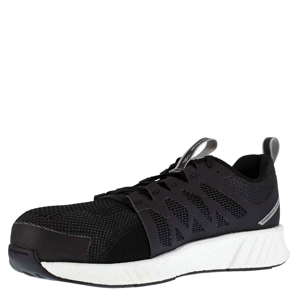 Reebok Men's Fusion Flexweave Work Ct/ESD Casual Shoes - Lightweight & Slip-Resistant for Construction, Warehouse & Industrial Work