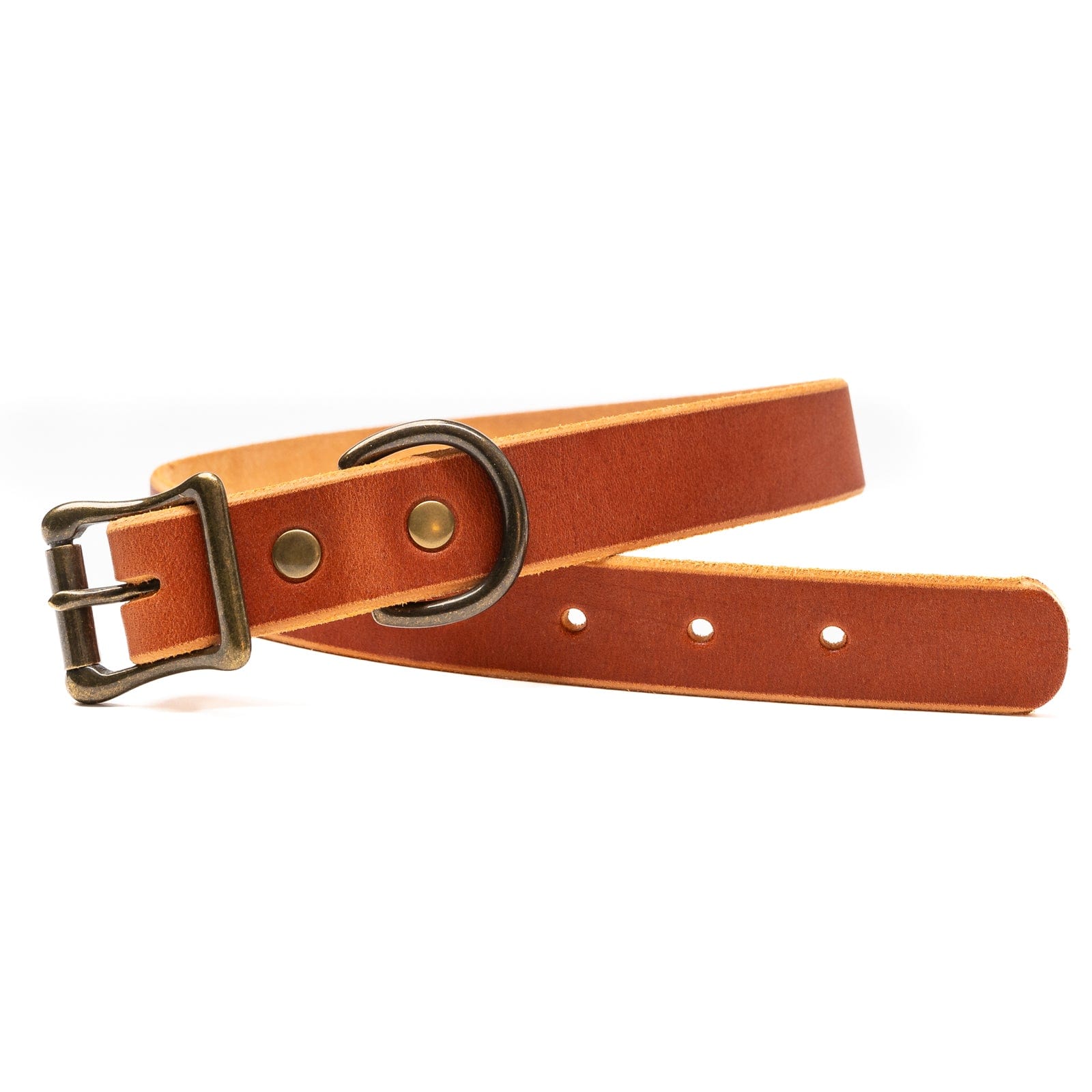 Premium Genuine Leather Dog Collar - Adjustable & Durable Pet Collar for Small Medium Large Dogs - Perfect for Walking, Training & Outdoor Adventures