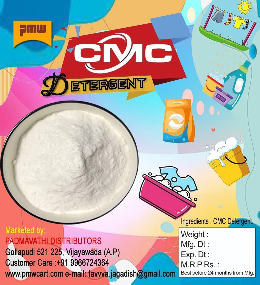 Premium Stearic CMC Powder - High-Quality Thickener for Detergents & Shampoo - Industrial Grade Tylose Powder - 1kg Bulk Packaging - Ideal for Soap Making, Cosmetic Formulations & Industrial Applications
