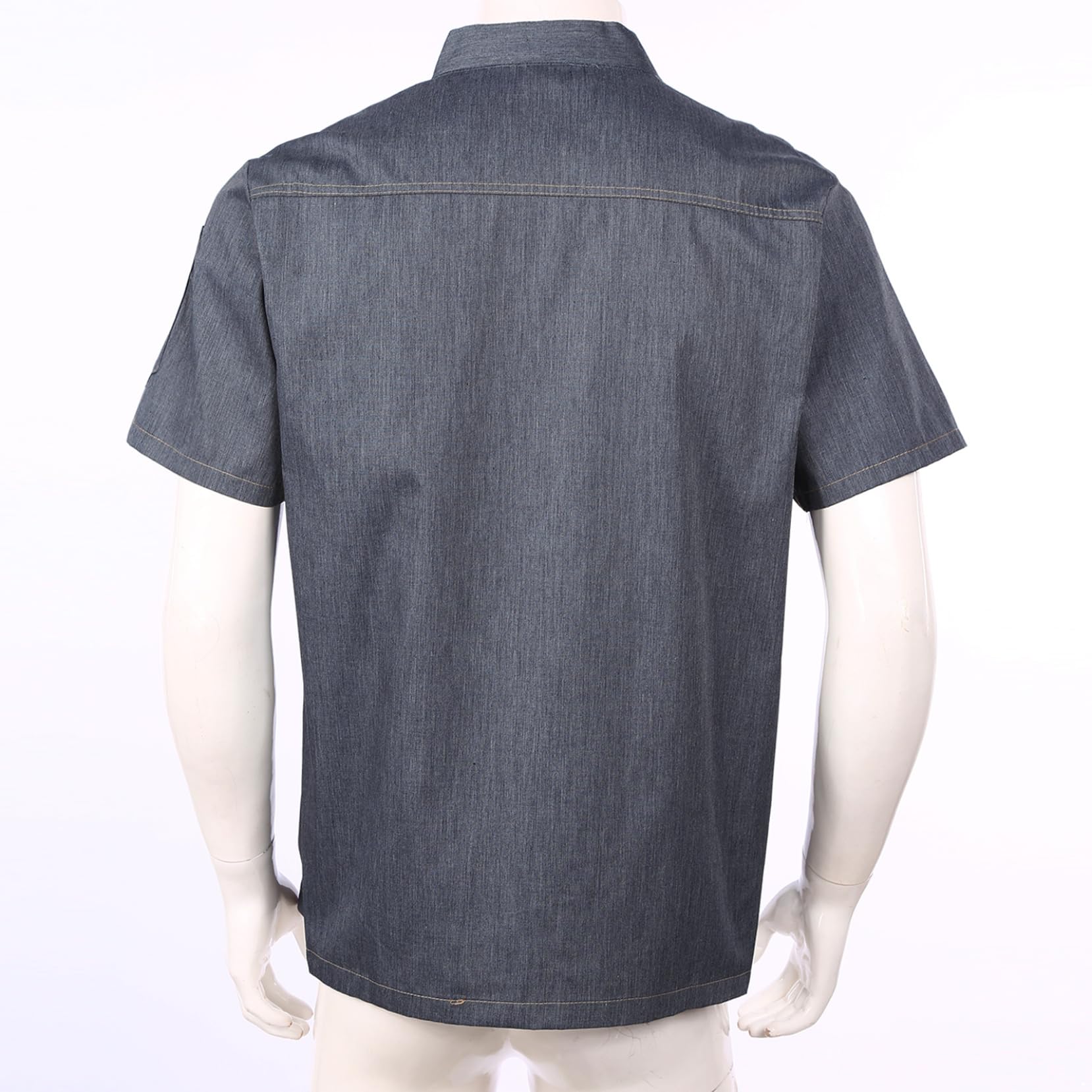 Professional Unisex Short Sleeve Chef Coat - Breathable Kitchen Uniform for Men & Women | Ideal for Restaurants, Cooking Classes & Culinary Professionals