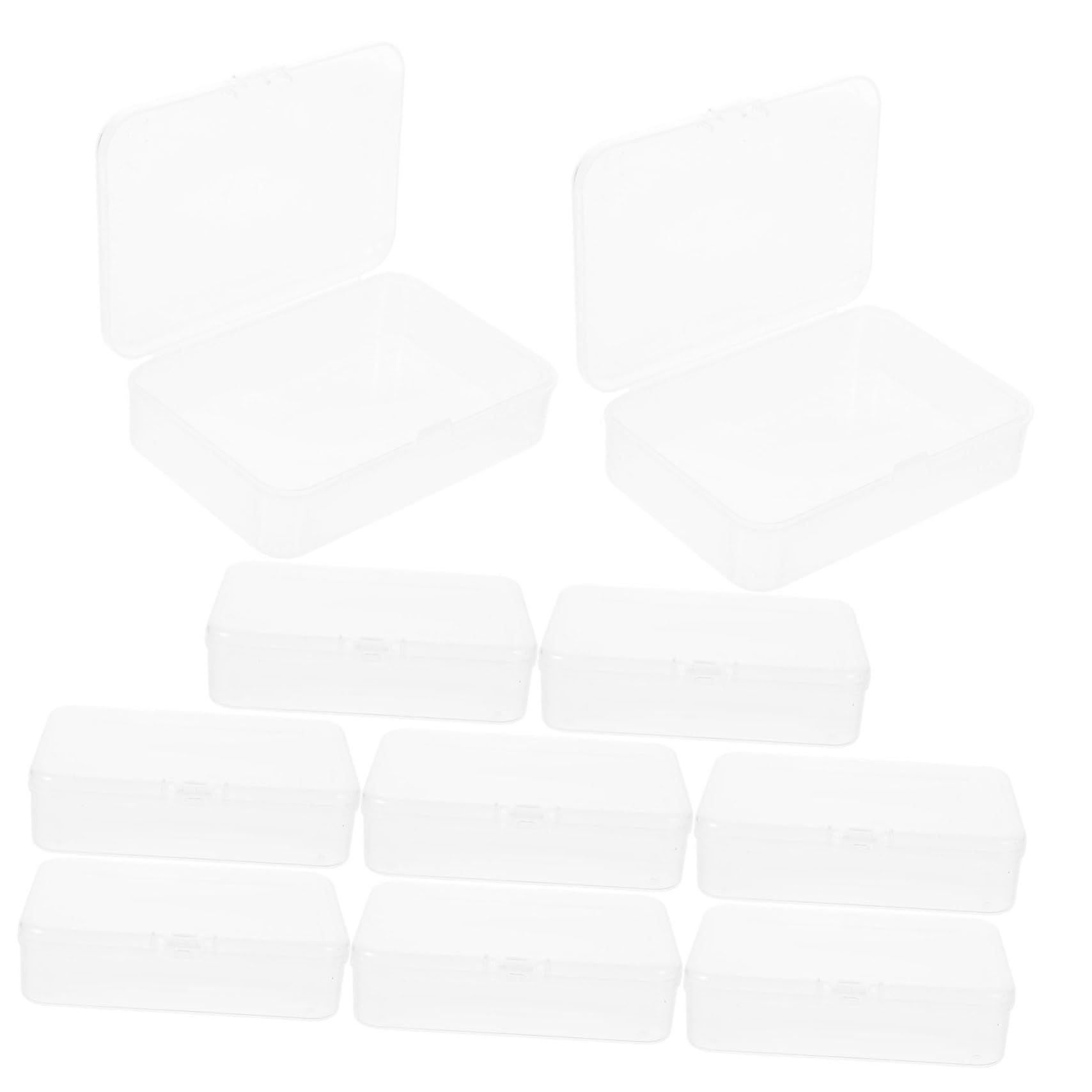 VILLCASE 30-Piece PP Plastic Playing Card Display Case - Rectangular Card Holder for Collectible Trading Cards, Poker & Board Games - Perfect for Card Game Storage, Organization & Travel