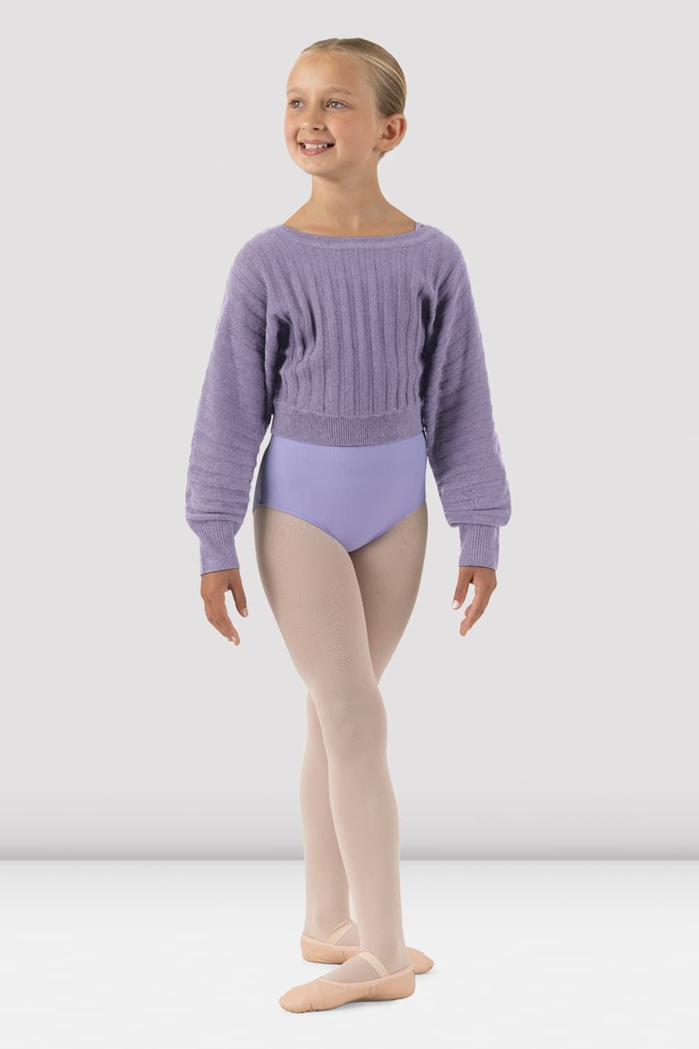 Girls Jasmine Cropped Sweater - Soft Knit Pullover for Teens & Kids - Perfect for School, Dates & Fall Layering