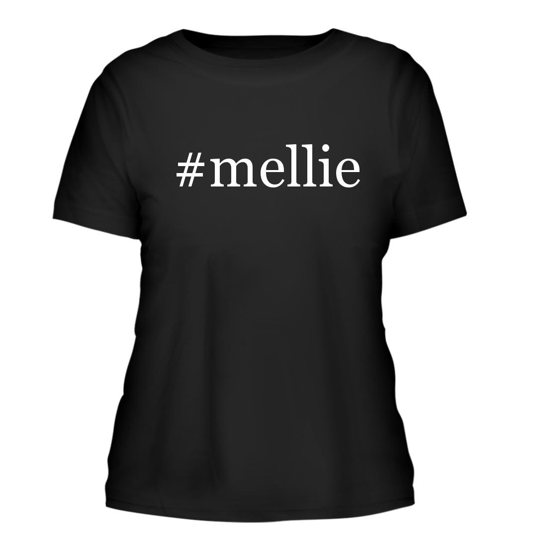 #Mellie Women's Short Sleeve Hashtag Print T-Shirt - Trendy Casual Tee for Everyday Wear, Street Style & Social Media Outfits