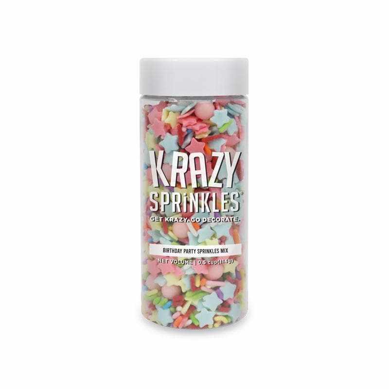 Colorful Birthday Party Sprinkles Mix - Edible Confetti for Cakes, Cupcakes & Cookies - Perfect for Birthday Celebrations, Baby Showers & Special Occasions