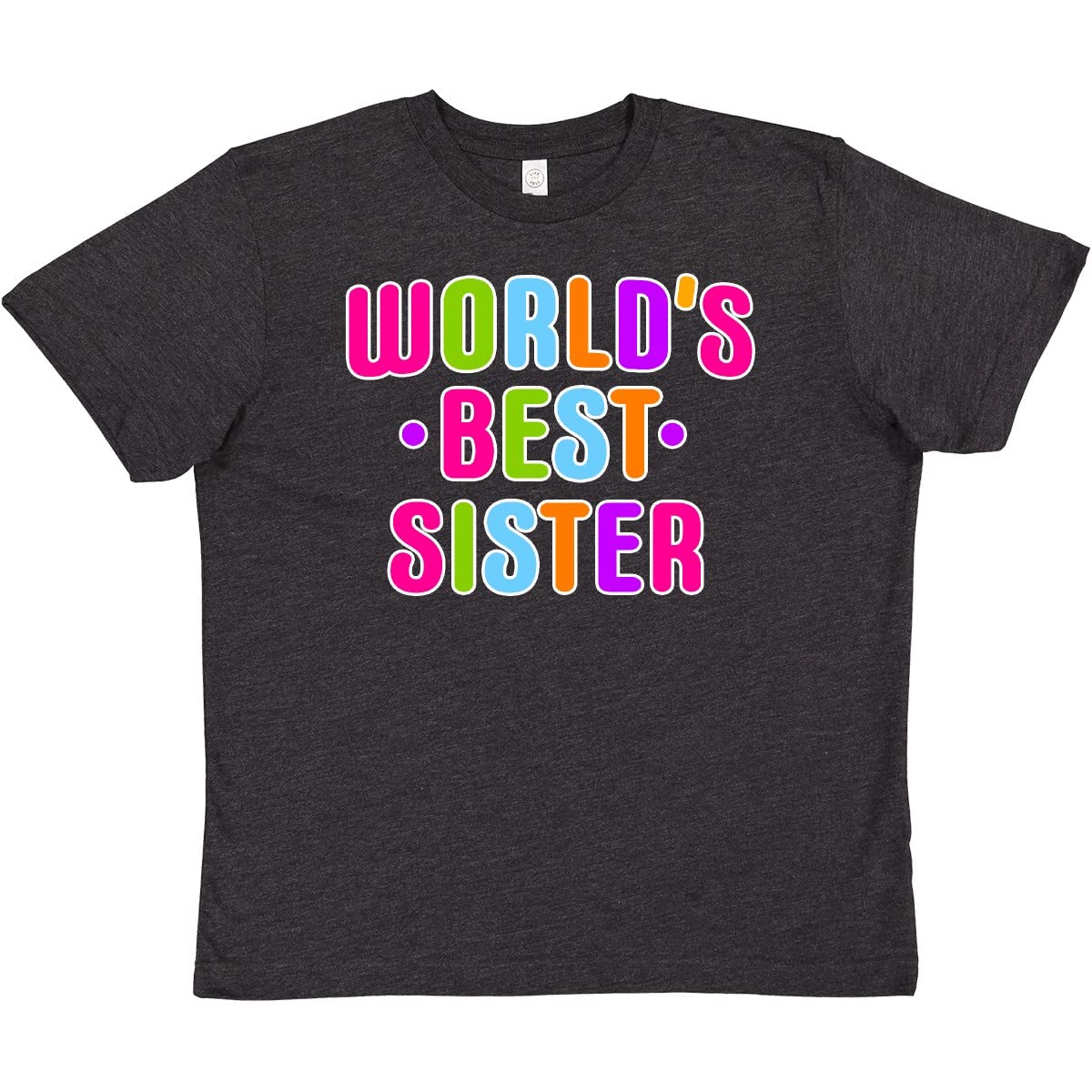 World's Best Sister Youth T-Shirt - Cute Sibling Gift for Girls - Perfect for Birthdays, Family Reunions & Sister Appreciation Day