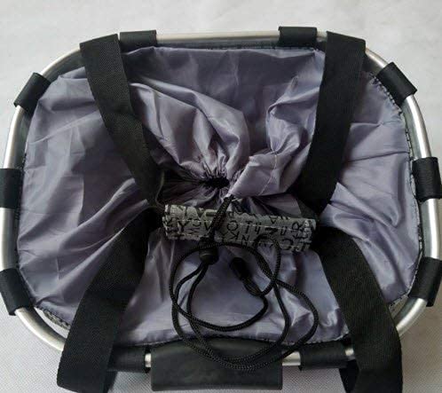 Foldable Electric Bike Front Basket - Waterproof Pet Carrier Bag for Small Dogs & Cats - Perfect for Commuting, Shopping & Outdoor Adventures