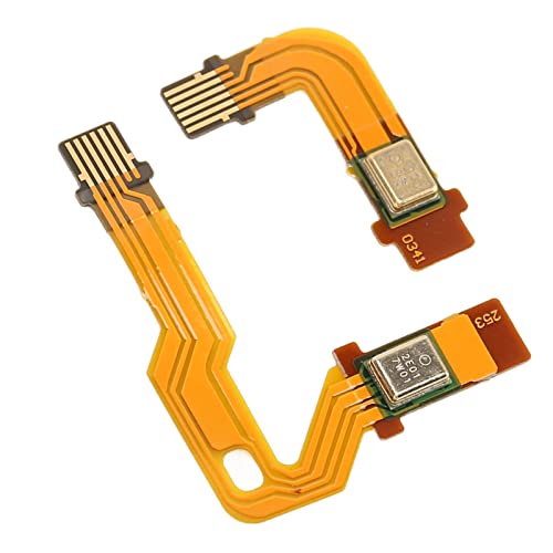 Yunseity Microphone Flex Cable Replacement - 2 Pack Inner Mic Ribbon Cable for Controller Speaker L/R Connector | Compatible with [Device Models] | Perfect for Gaming Headsets, Audio Repairs & DIY Electronics Projects