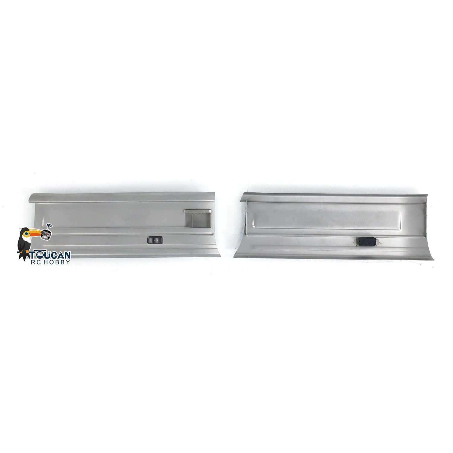 Metal Side Spoilers for 1/14 R620 RC Tractor Truck & R730 RC Car - DIY Upgrade Parts for Realistic Truck Simulation and Racing Scenes