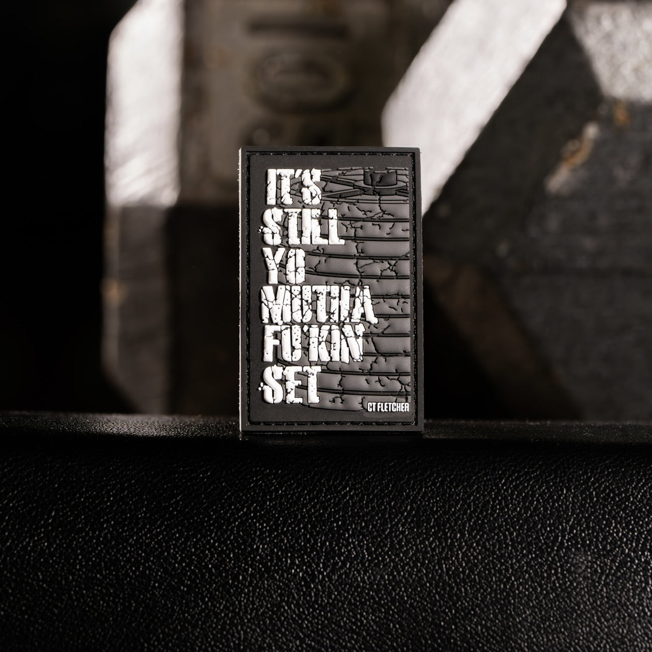 CT Fletcher IAG Iron Wars Your Set Patch - Premium Gym & Bodybuilding Motivation Accessory for Workout & Fitness Enthusiasts