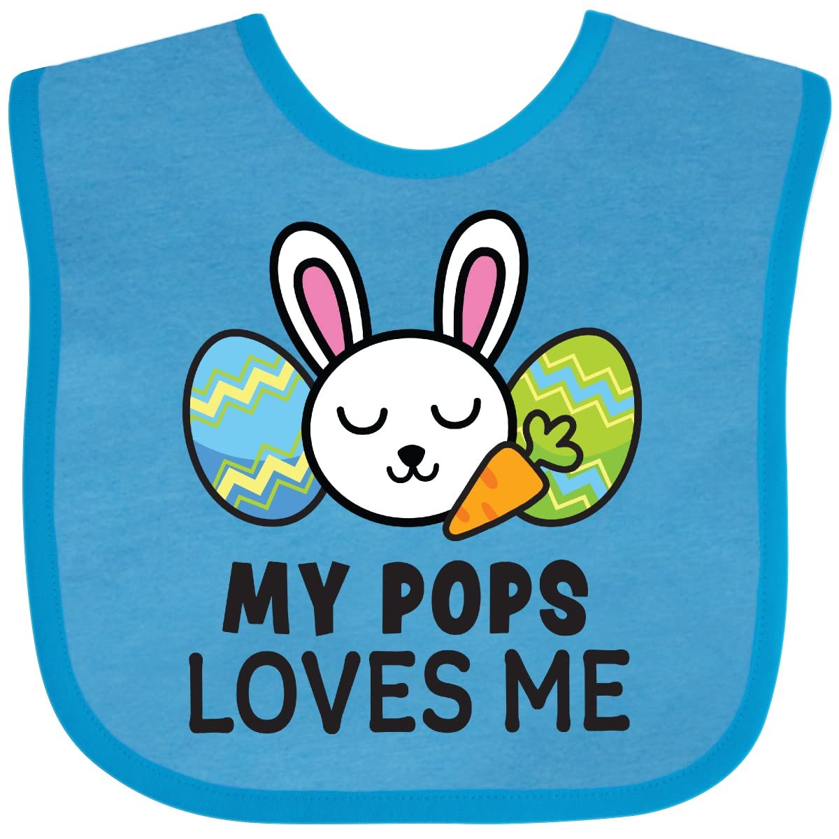 Inktastic Bunny Easter Bib for Babies - Perfect for Easter Gifting