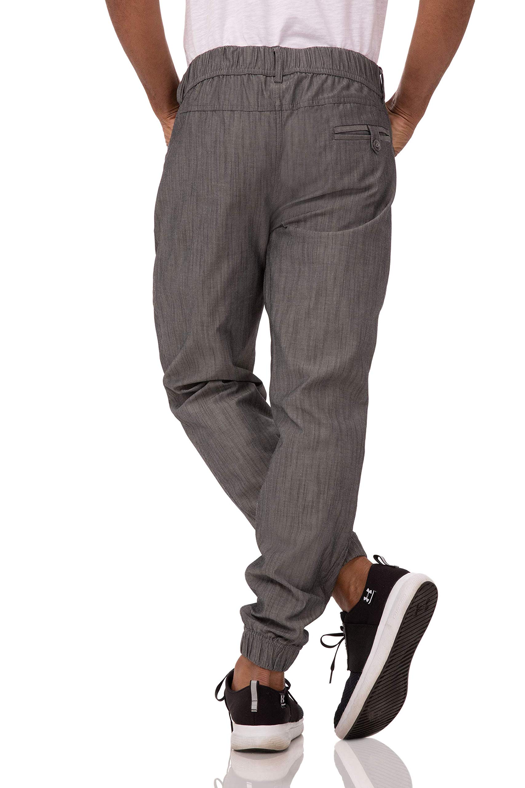 Chef Works Men's Jogger 257 Chef Pants - Professional Kitchen Work Pants for Cooking, Baking & Restaurant Staff - Comfortable & Durable for Long Shifts