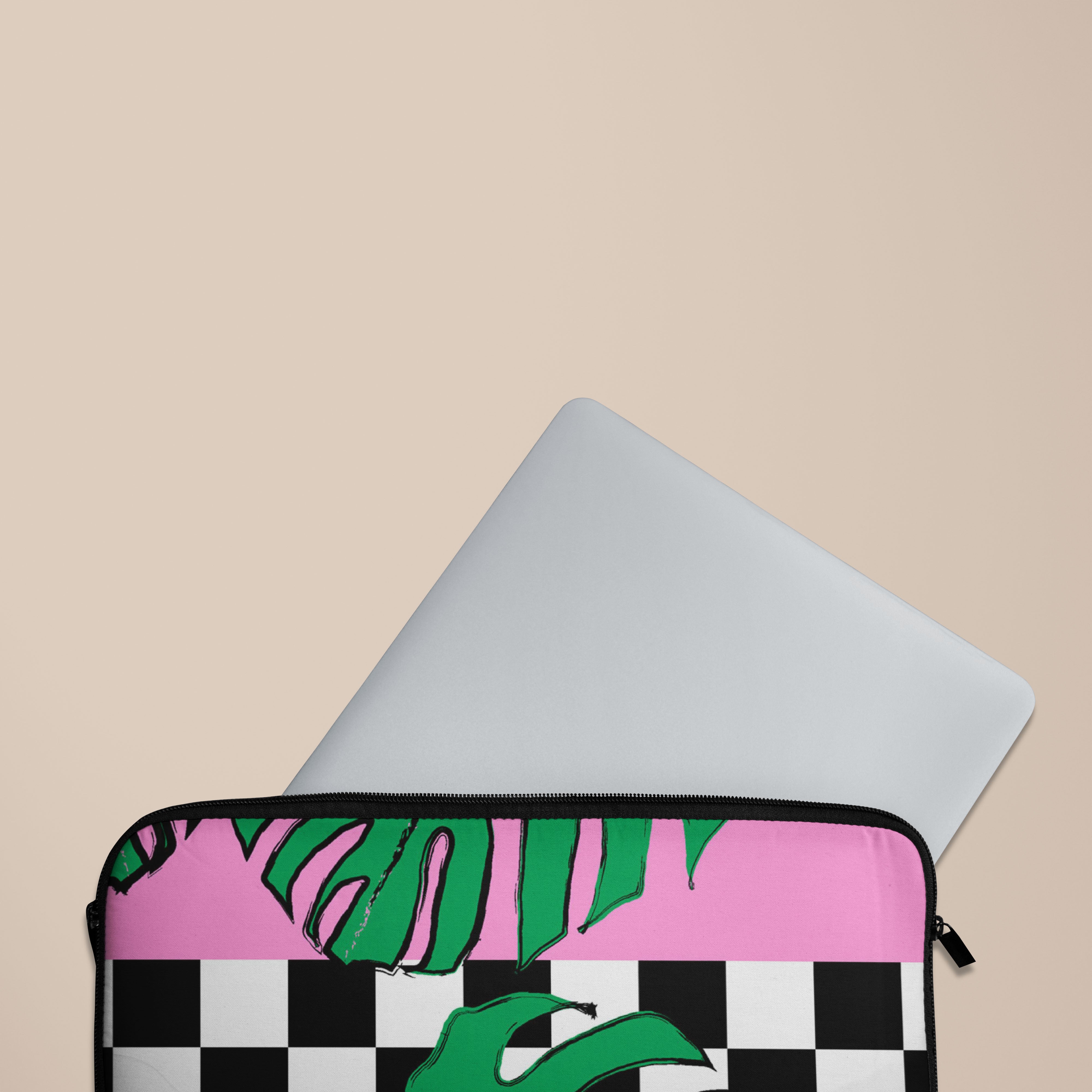 Stylish Tropical Leaves Laptop Sleeve Case - Waterproof & Protective Cover for MacBook Air/Pro 13-15 Inch - Perfect for Work, School & Travel Accessories