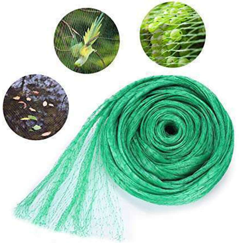 Anti Bird Netting Mono Green (17x17mm) 2x5m - Garden Protection Mesh for Fruits, Vegetables, and Plants