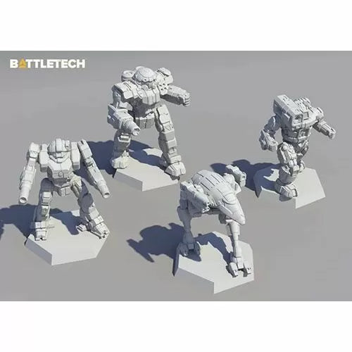 BattleTech: Inner Sphere Urban Lance - Official Miniature Set for Tabletop Wargaming | Perfect for Mech Battles & Strategy Games