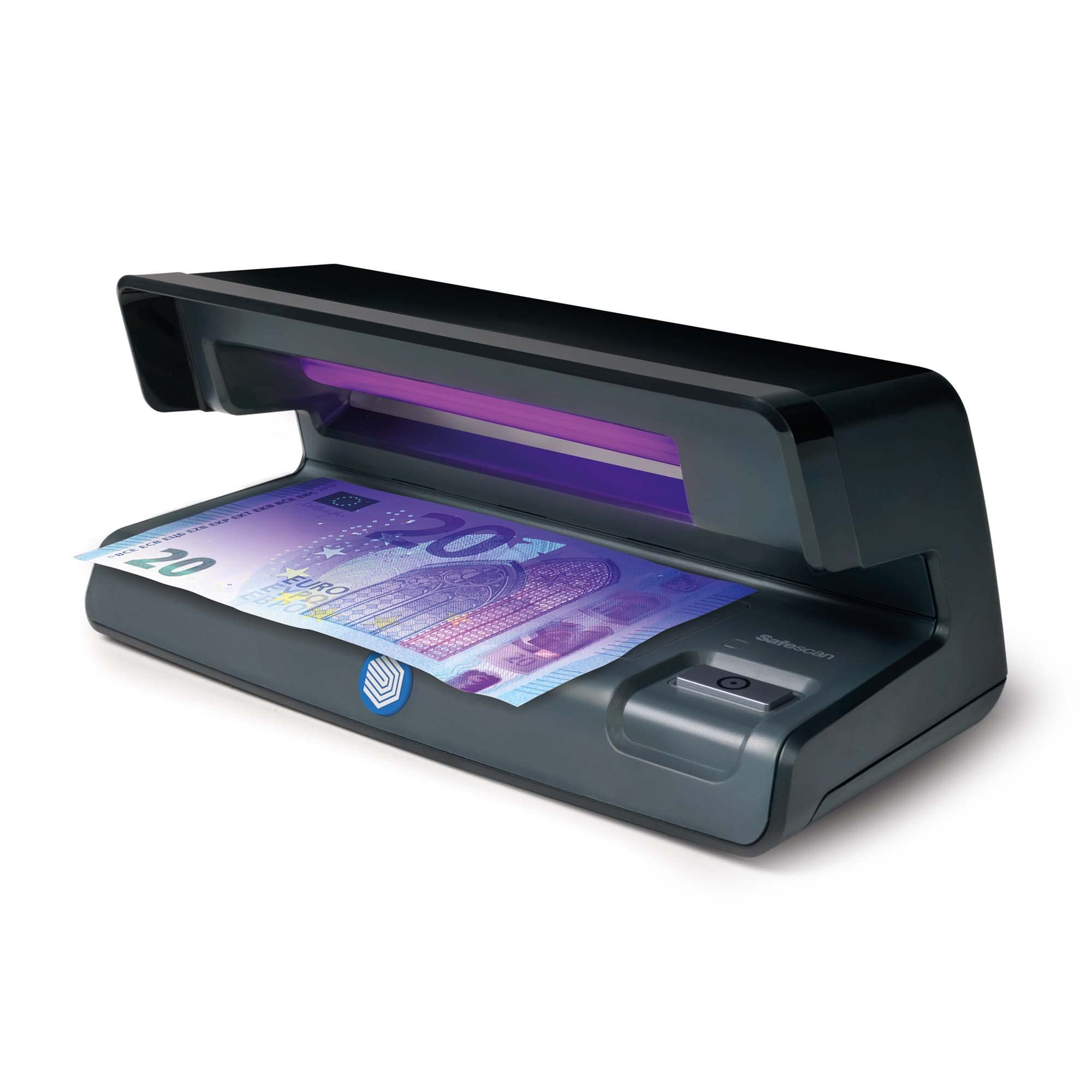 Safescan 50 Black UV Counterfeit Money Detector - Portable UV Light for Checking Banknotes, Credit Cards & ID Documents | Fraud Prevention for Retail, Banks & Cash Handling Businesses
