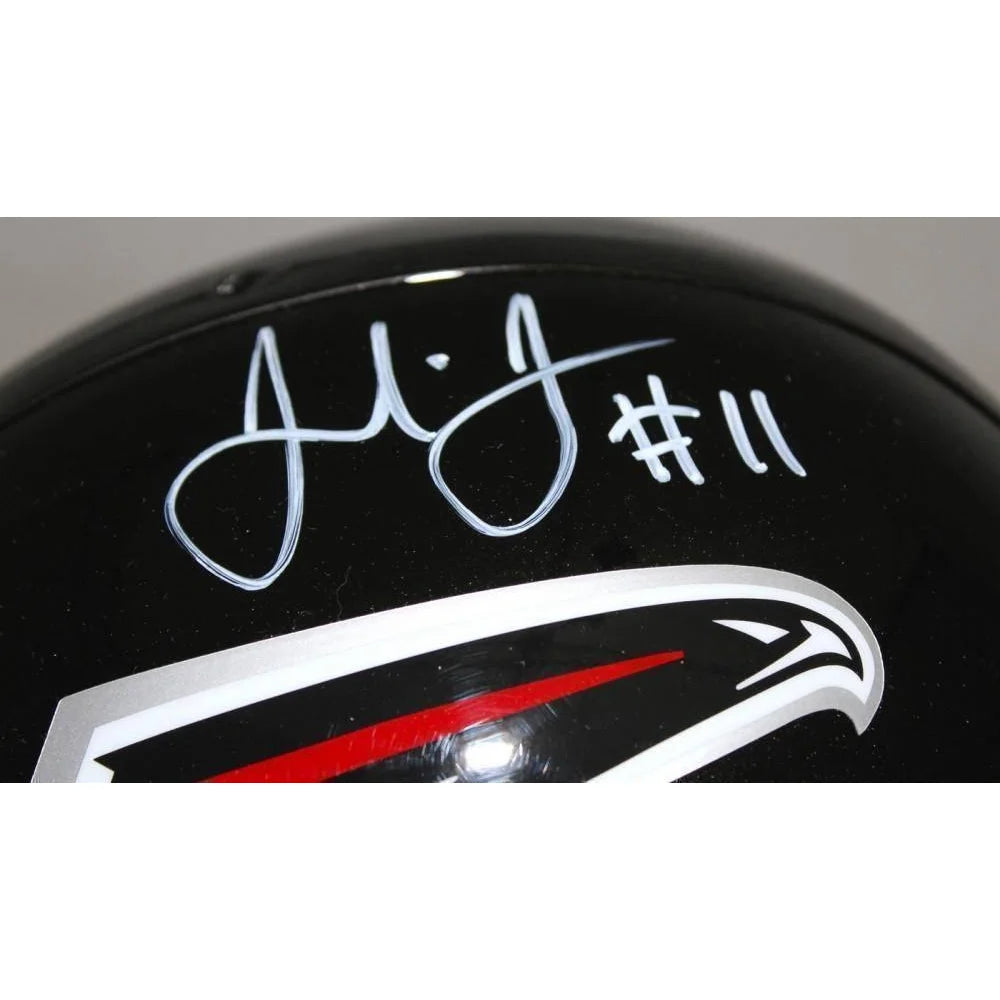 Julio Jones Autographed Atlanta Falcons Full Size Helmet with JSA COA - Authentic NFL Memorabilia for Sports Fans & Collectors, Perfect for Man Cave, Game Room Decor or Gift