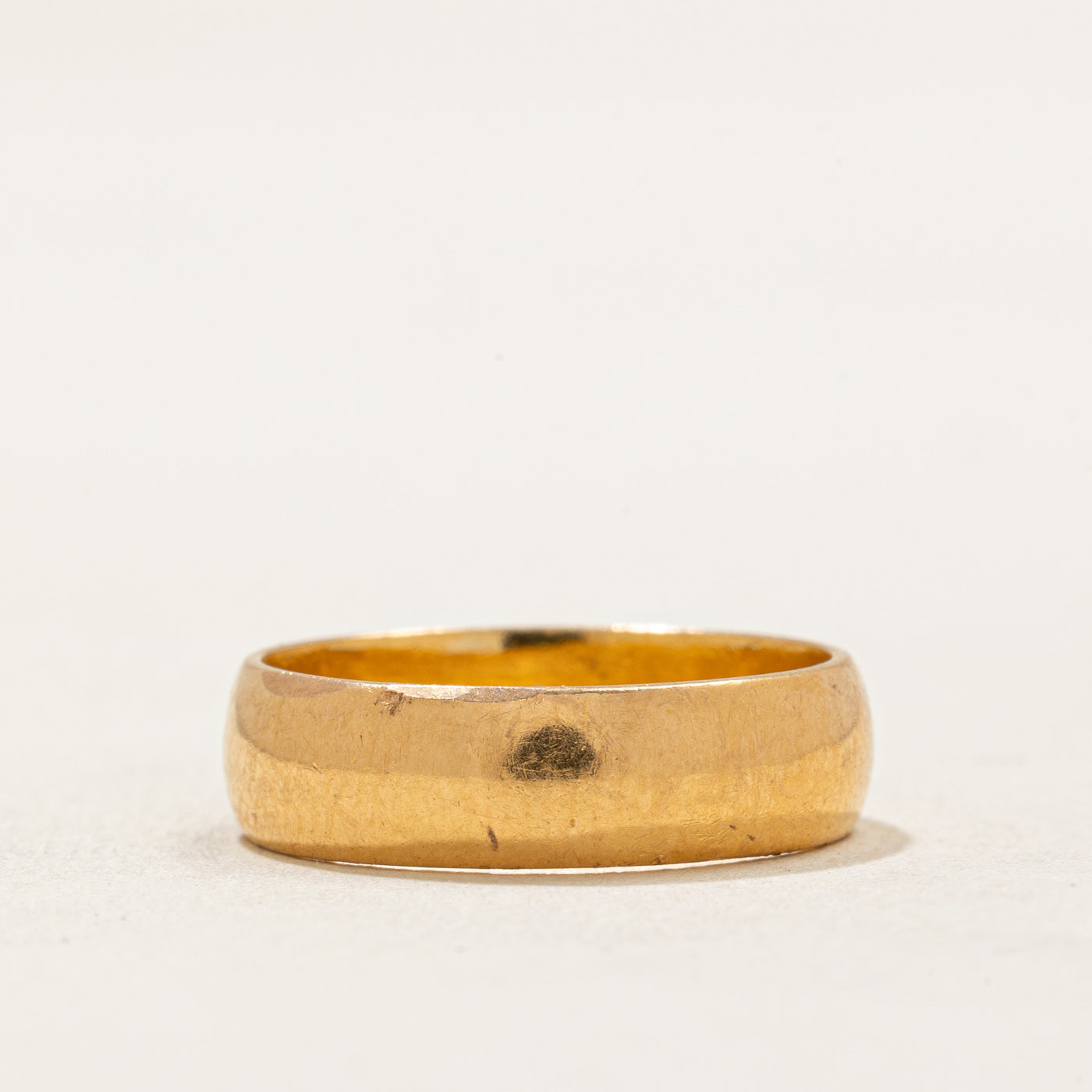 22k Yellow Gold Birmingham Ring - 4.70mm Wide Size 4 Wedding Band for Men & Women | Perfect for Engagements, Anniversaries and Special Occasions
