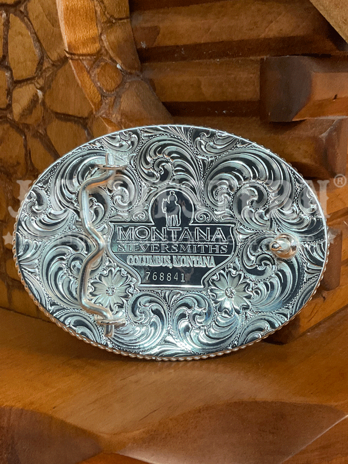 Montana Silversmiths 1255 1010M Our Lady of Guadalupe Classic Western Buckle - Genuine Silver Cowboy Belt Buckle for Men & Women - Perfect for Rodeo, Western Fashion & Gift Giving
