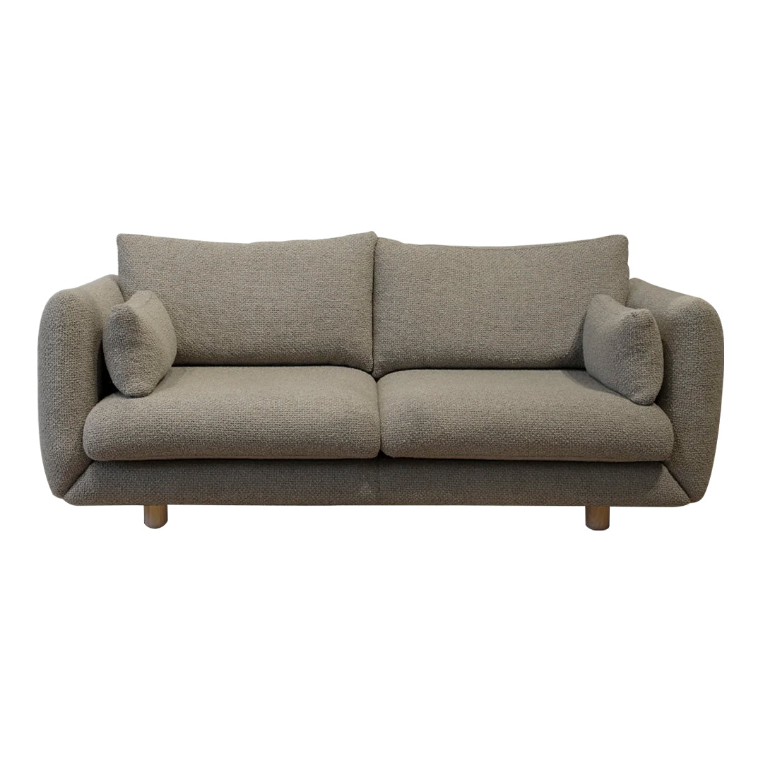Bloom 2-Seater Sofa with Wooden Legs - Modern Living Room Furniture for Small Spaces & Apartments | Perfect for Cozy Lounging & Entertaining Guests
