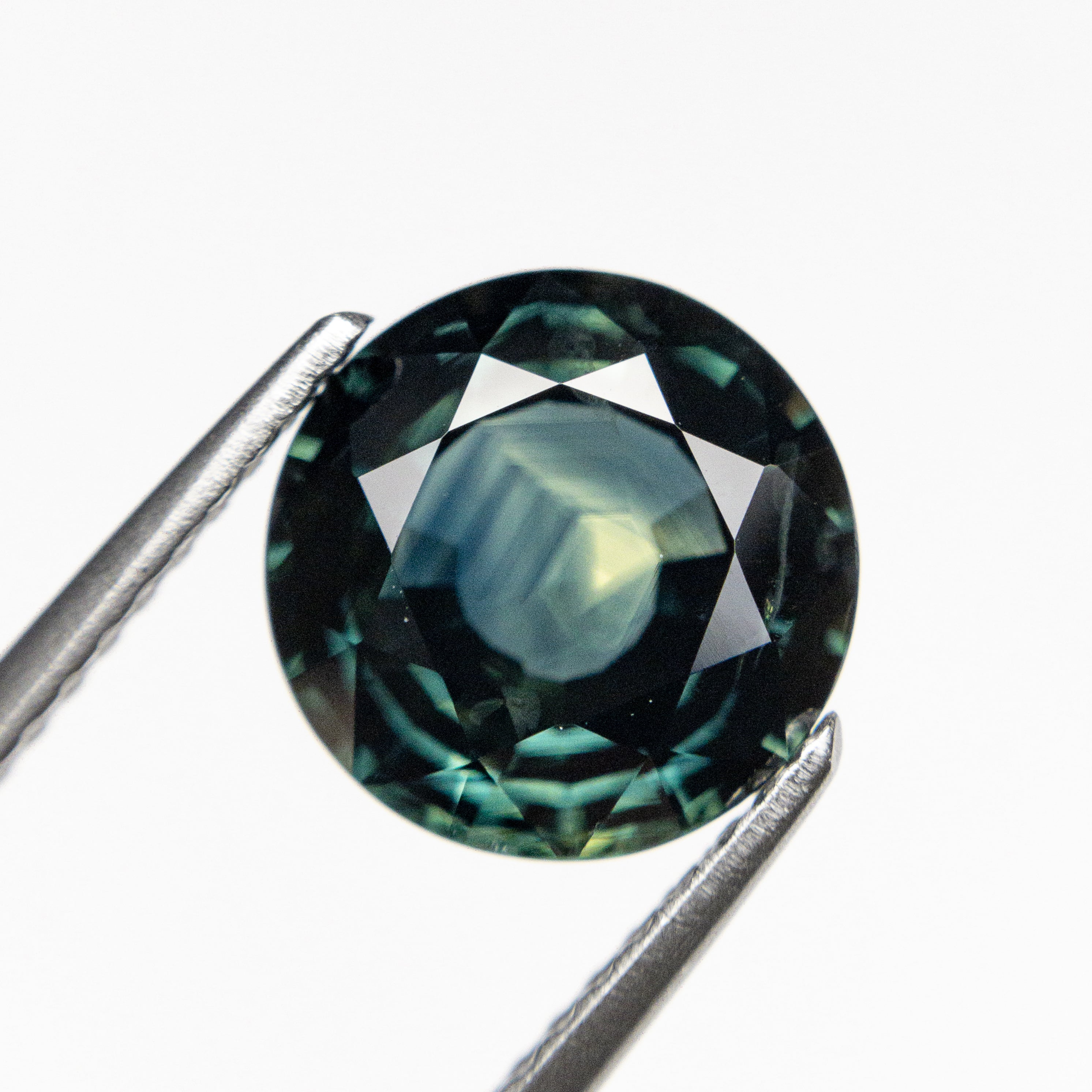 3.14ct Round Brilliant Blue Sapphire Gemstone - 8.70x8.66x4.96mm (19462-01) for Engagement Rings & Jewelry Making