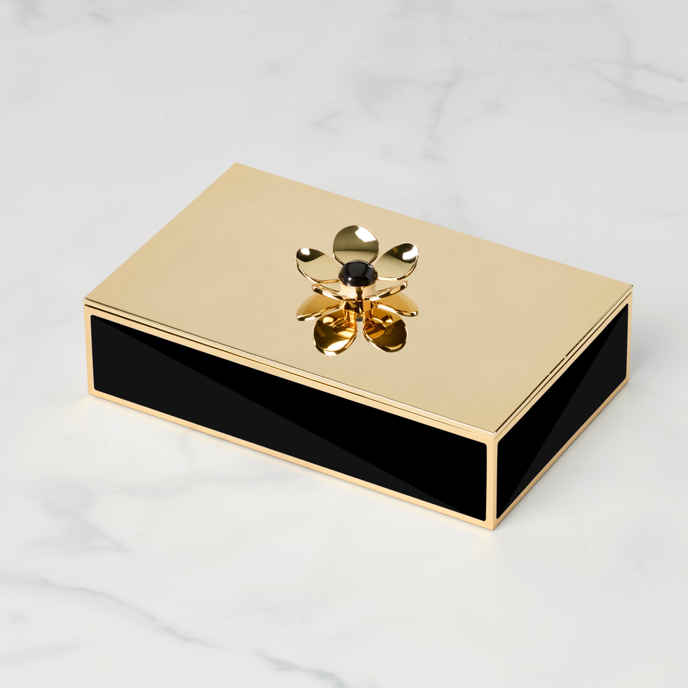 Make It Pop Large Floral Box in Black - Perfect for Gift Wrapping, Wedding Decor & Home Organization