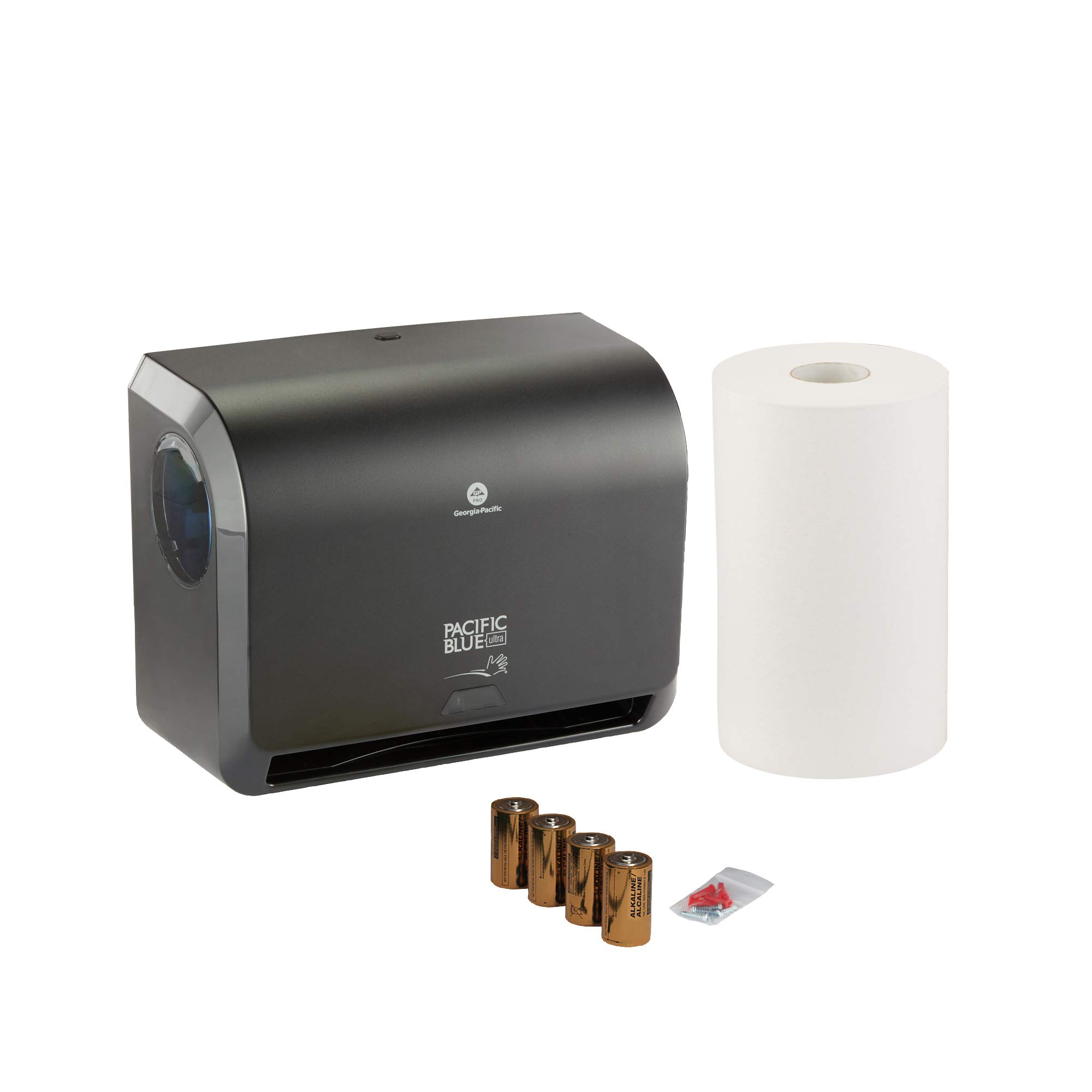 Pacific Blue Ultra Mini Paper Towel Dispenser Kit with 9