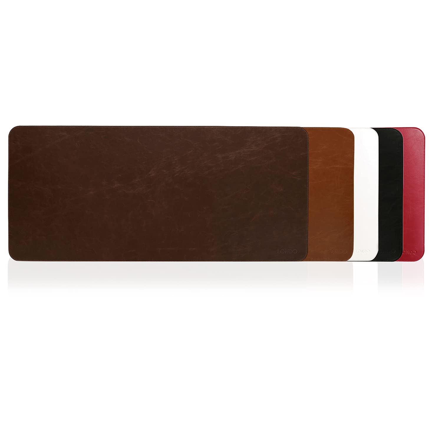 Premium Leather Extended Mouse Pad - Extra Large Desk Mat for Office, Gaming & Home Use | Smooth Gliding Surface, Non-Slip Rubber Base | Durable & Stylish Workspace Accessory for Computers, Laptops & Desktops | Perfect for Work, Gaming & Productivity